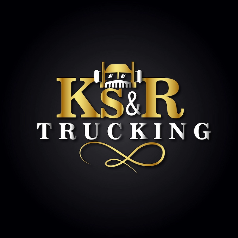 logistics truck logo design for USA logistics company