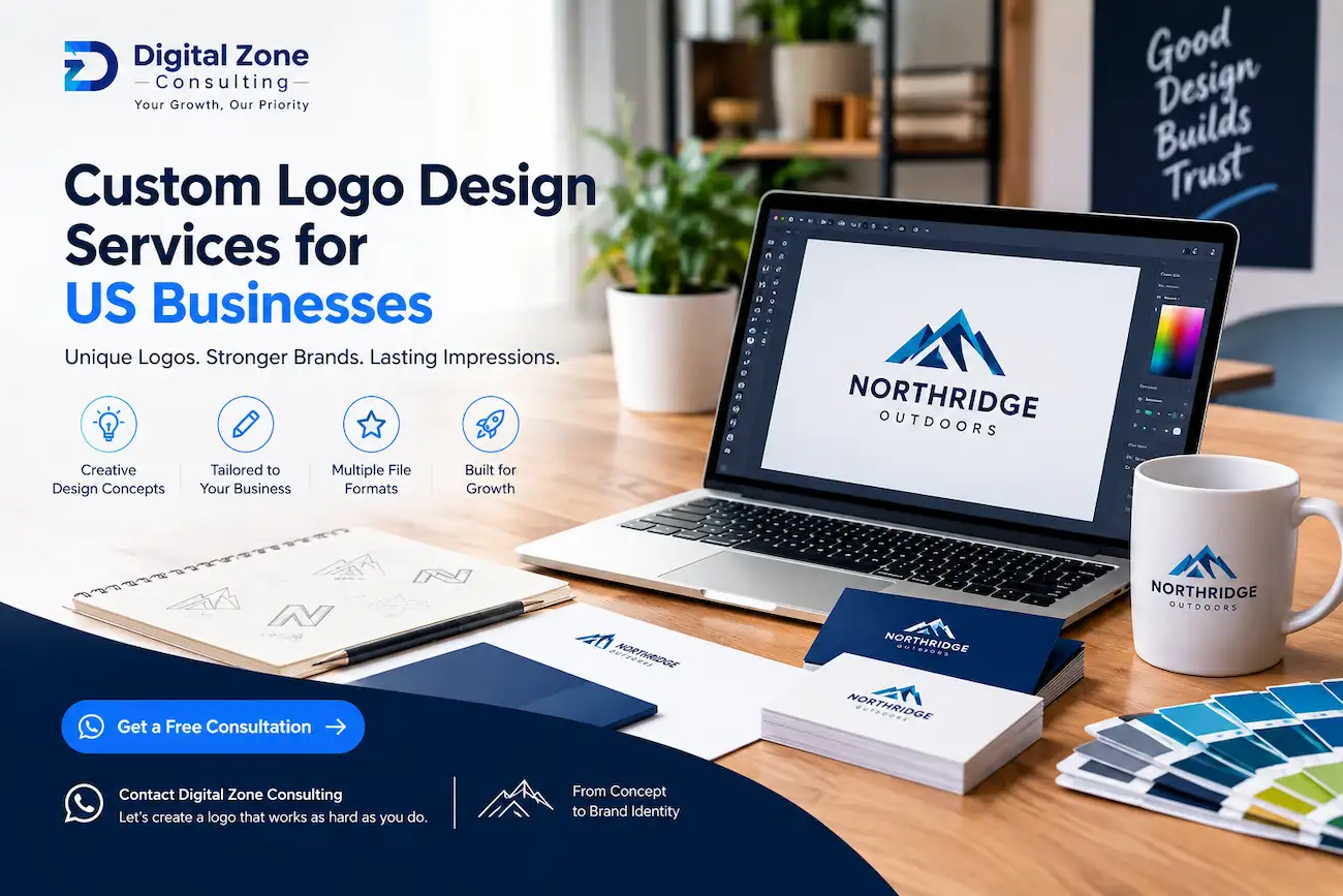 Custom logo design services for us businesses