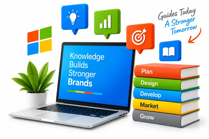 Digital marketing handbooks for usa businesses featuring seo, branding, web design and business growth guides
