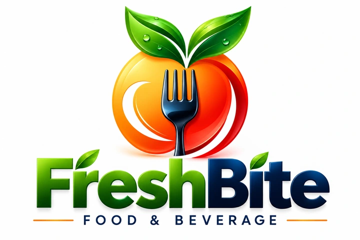 Food and beverage custom logo design